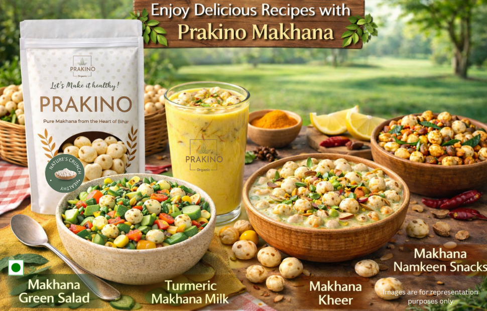 Prakino Premium Raw Makhana (250g)